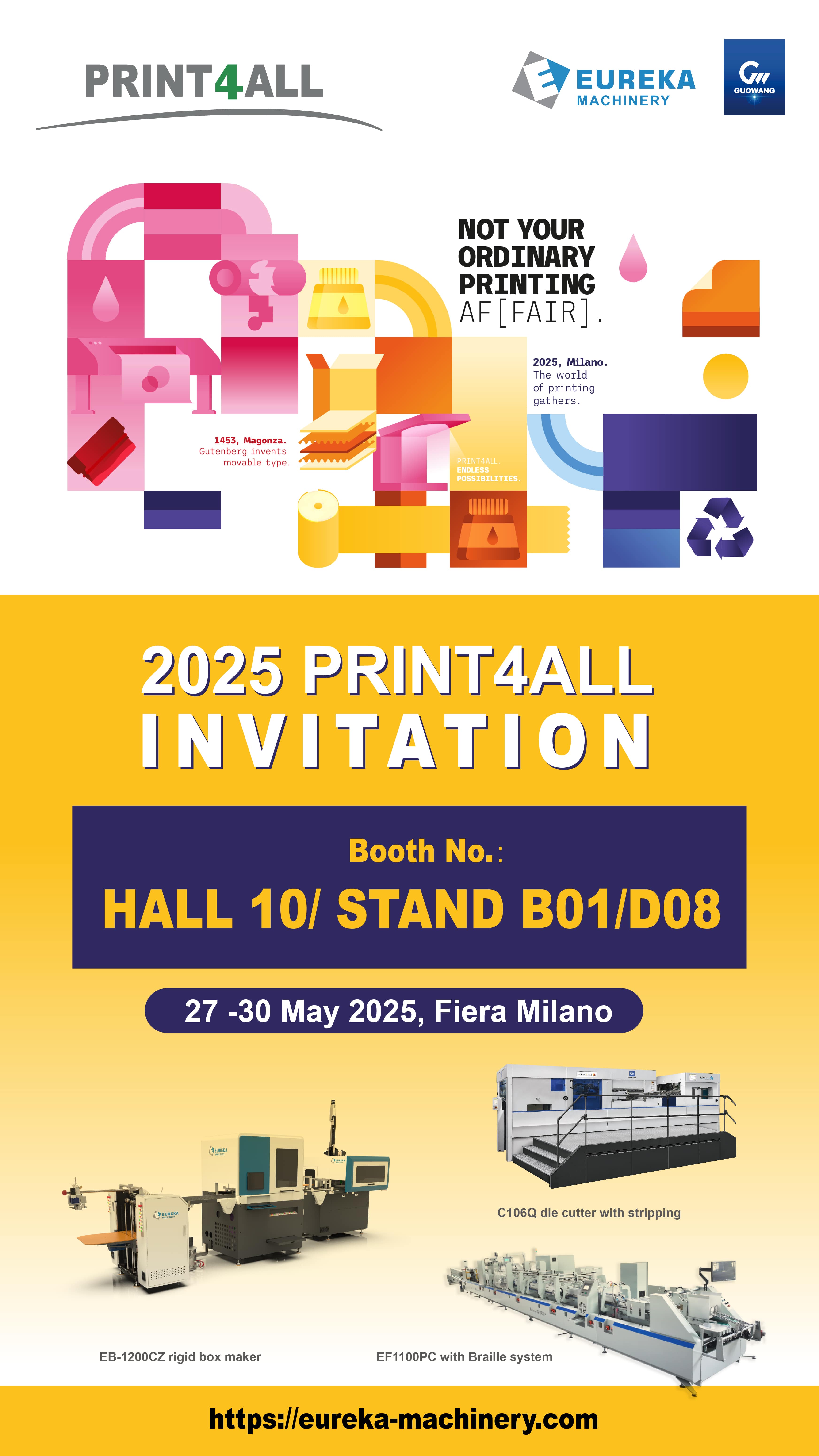 eurekay print4all 2025 invite-min